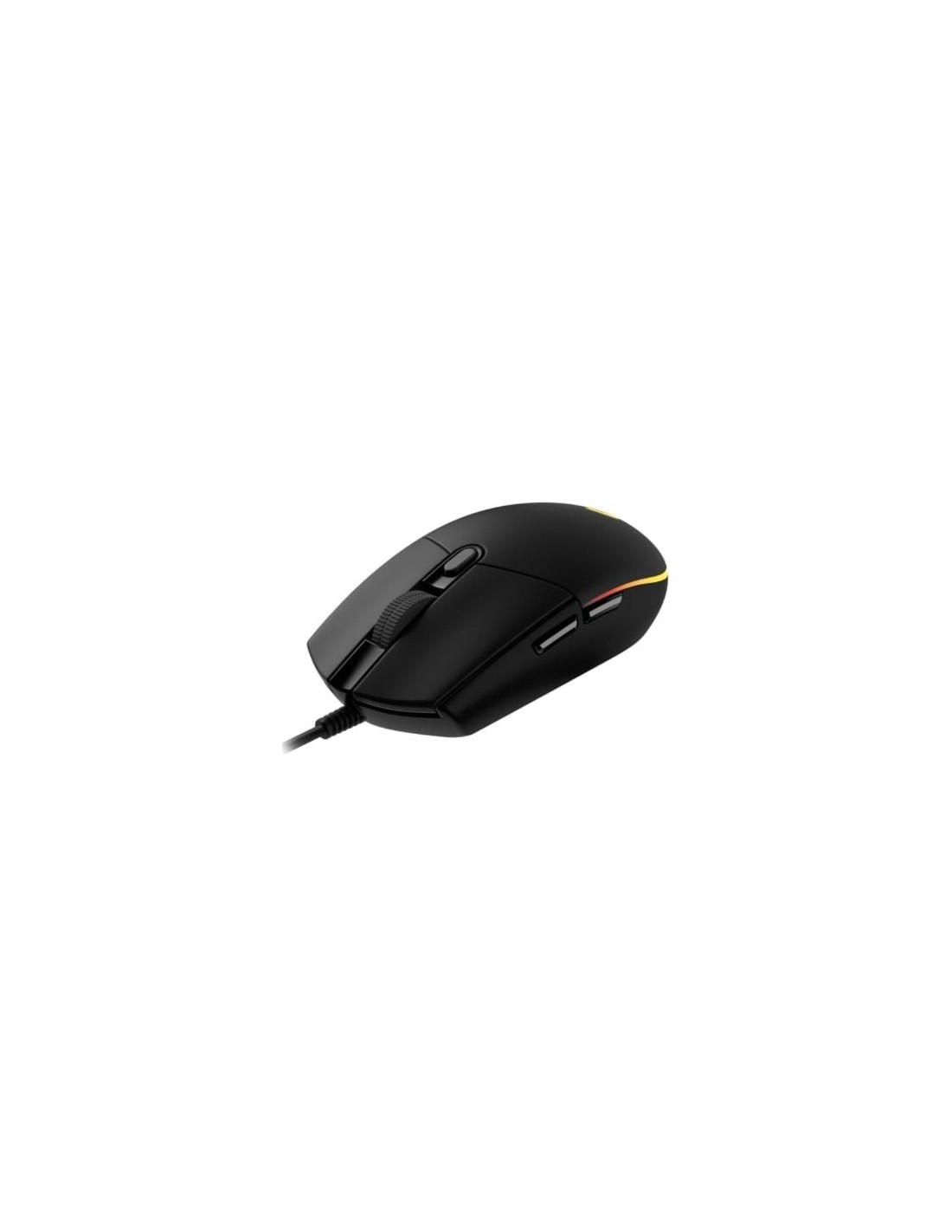 Ratón Gaming Logitech G102 Lightsync, Hasta 8000 DPI, Negro
