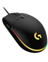 Ratón Gaming Logitech G102 Lightsync, Hasta 8000 DPI, Negro