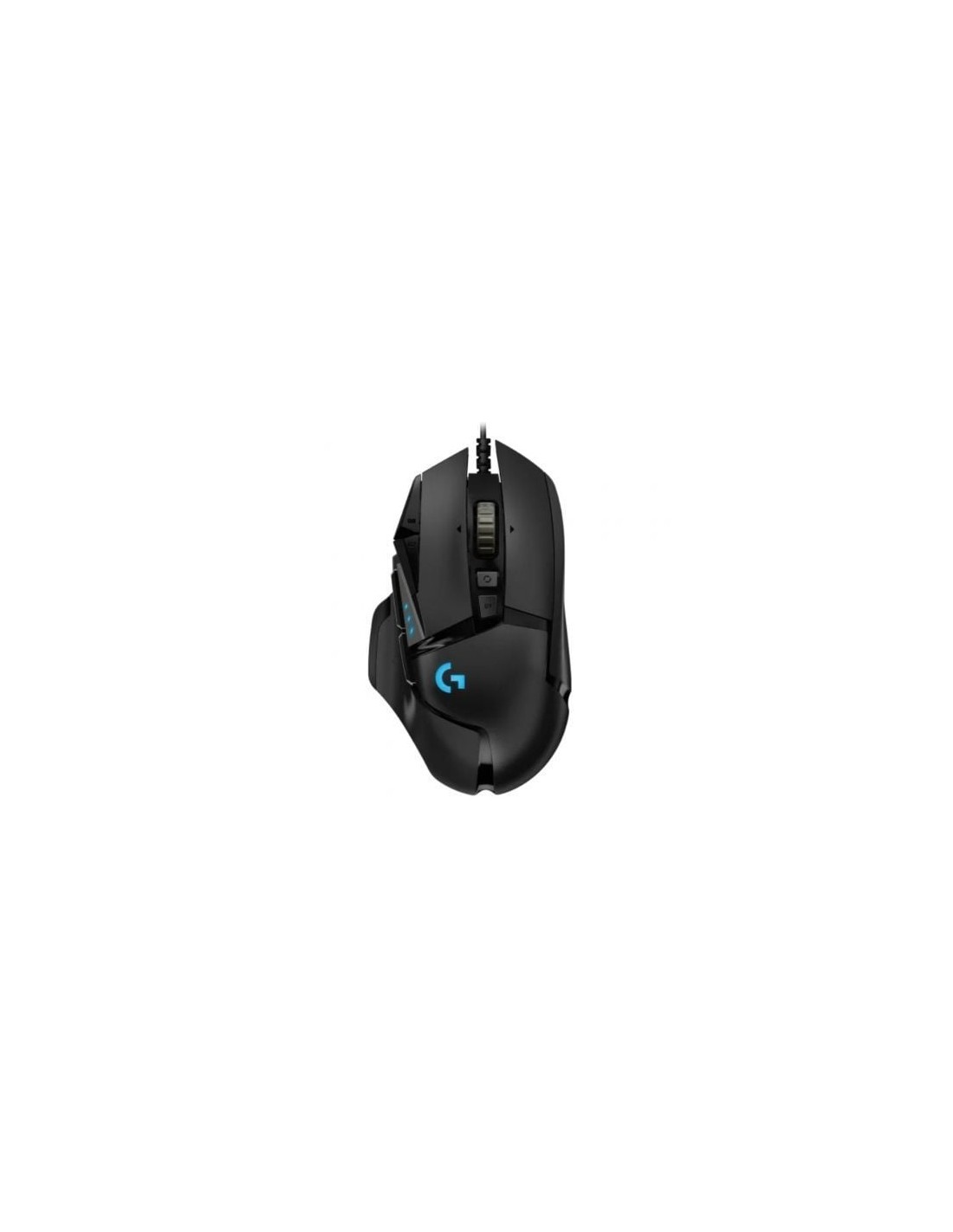 Ratón Gaming Logitech G502 Hero, Hasta 25600 DPI, Negro