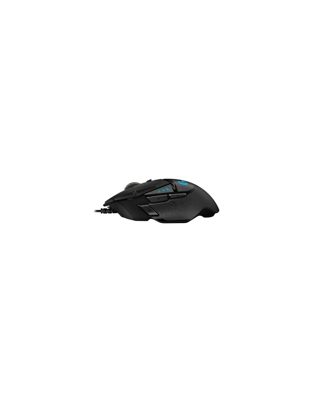 Ratón Gaming Logitech G502 Hero, Hasta 25600 DPI, Negro
