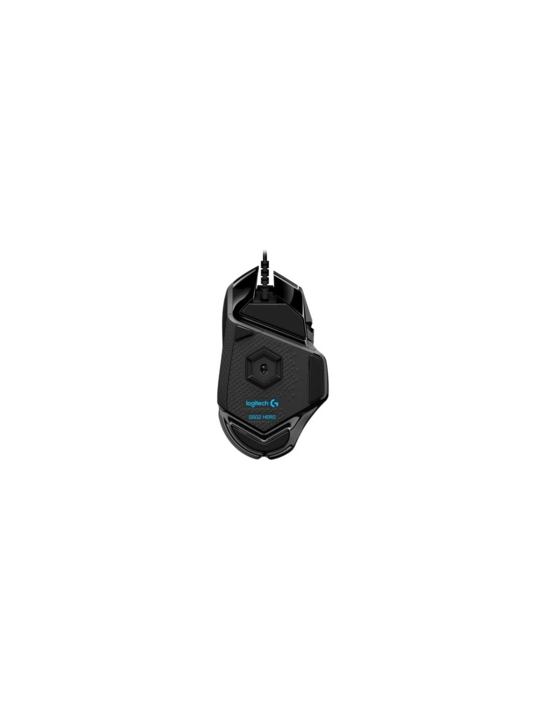 Ratón Gaming Logitech G502 Hero, Hasta 25600 DPI, Negro