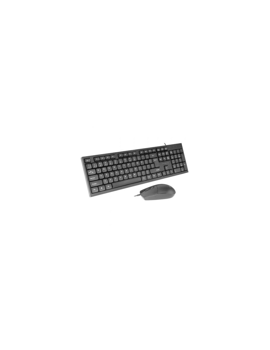 Teclado y Ratón Tacens ACP02, Negro | El Ocio Virtual