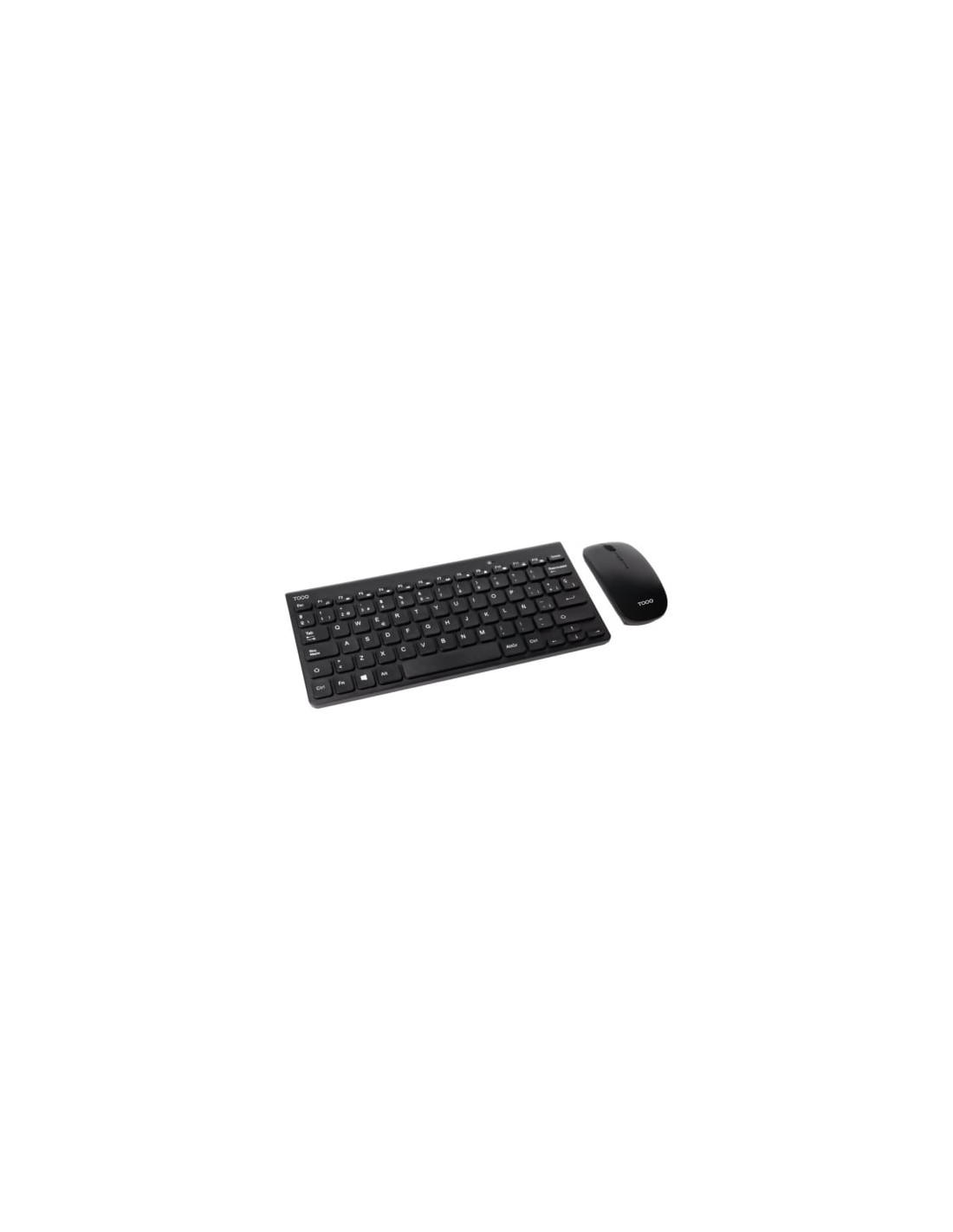 Teclado y Ratón Inalámbricos TooQ TQKMW-3101-B | El Ocio Virtual