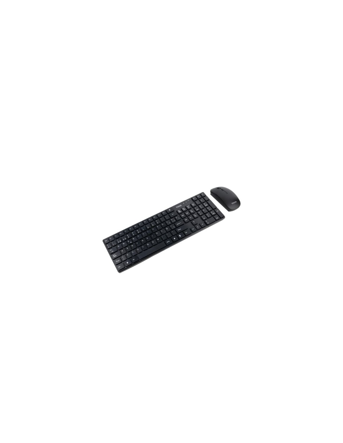 Teclado y Ratón Inalámbricos TooQ TQKMW-3102-B | El Ocio Virtual