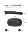 Teclado y Ratón Inalámbrico Subblim Combo Business Slim CSSW10