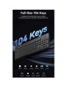 Teclado y Ratón Inalámbricos Vention Combo KTZB0-EN, Inglés
