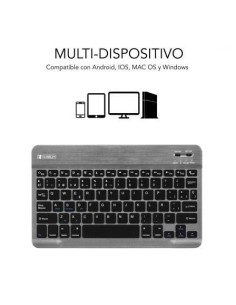 Teclado Compacto Inalámbrico Subblim Smart, Gris | El Ocio Virtual 2