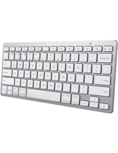 Teclado Compacto Inalámbrico Trust 24654, Plata | El Ocio Virtual