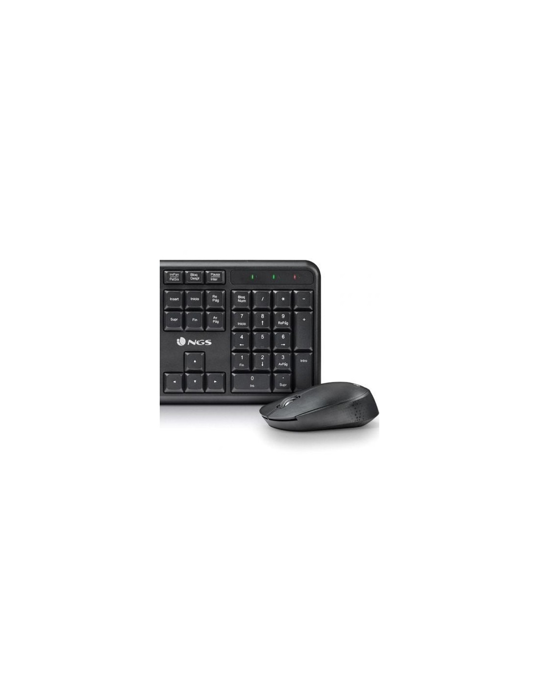 Teclado y Ratón Inalámbricos NGS Harmony Kit | El Ocio Virtual