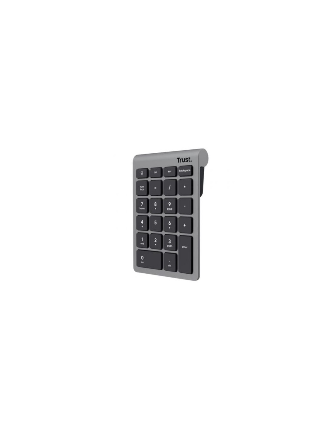 Teclado Numérico Inalámbrico Trust Xalas Wireless, Plata
