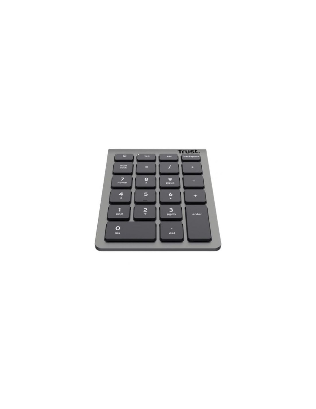 Teclado Numérico Inalámbrico Trust Xalas Wireless, Plata