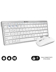 Teclado y Ratón Inalámbrico Subblim OCO010 Combo Multidispositivo Comp