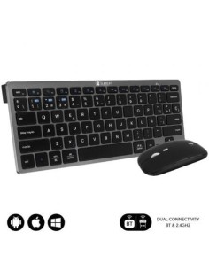Teclado y Ratón Inalámbrico Subblim OCO020 Combo Multidispositivo Comp