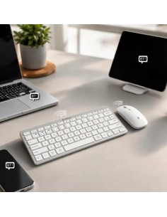 Teclado y Ratón Inalámbrico Subblim OCO015 Combo Multidispositivo Comp 2