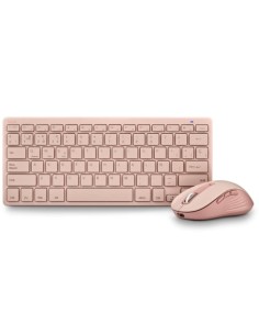 Teclado y Ratón Inalámbricos NGS Fantasy Kit, Rosa, Frances 2