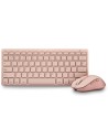 Teclado y Ratón Inalámbricos NGS Fantasy Kit, Rosa, Frances