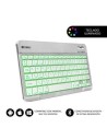 Teclado Compacto Inalámbrico Subblim Smart Backlit, Plata