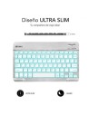 Teclado Compacto Inalámbrico Subblim Smart Backlit, Plata