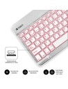 Teclado Compacto Inalámbrico Subblim Smart Backlit, Plata
