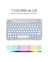 Teclado Compacto Inalámbrico Subblim Smart Backlit, Plata