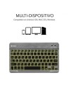 Teclado Compacto Inalámbrico Subblim Smart Backlit, Gris