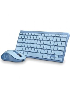Teclado y Ratón Inalámbricos NGS Fantasy Kit Blue, Azul