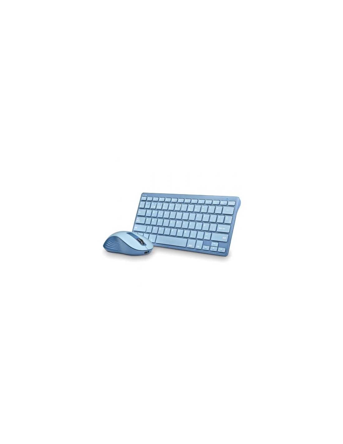 Teclado y Ratón Inalámbricos NGS Fantasy Kit Blue, Azul
