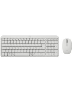 Teclado y Ratón Inalámbricos Logitech Wireless Combo MK250, Blanco