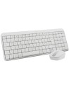 Teclado y Ratón Inalámbricos Logitech Wireless Combo MK250, Blanco