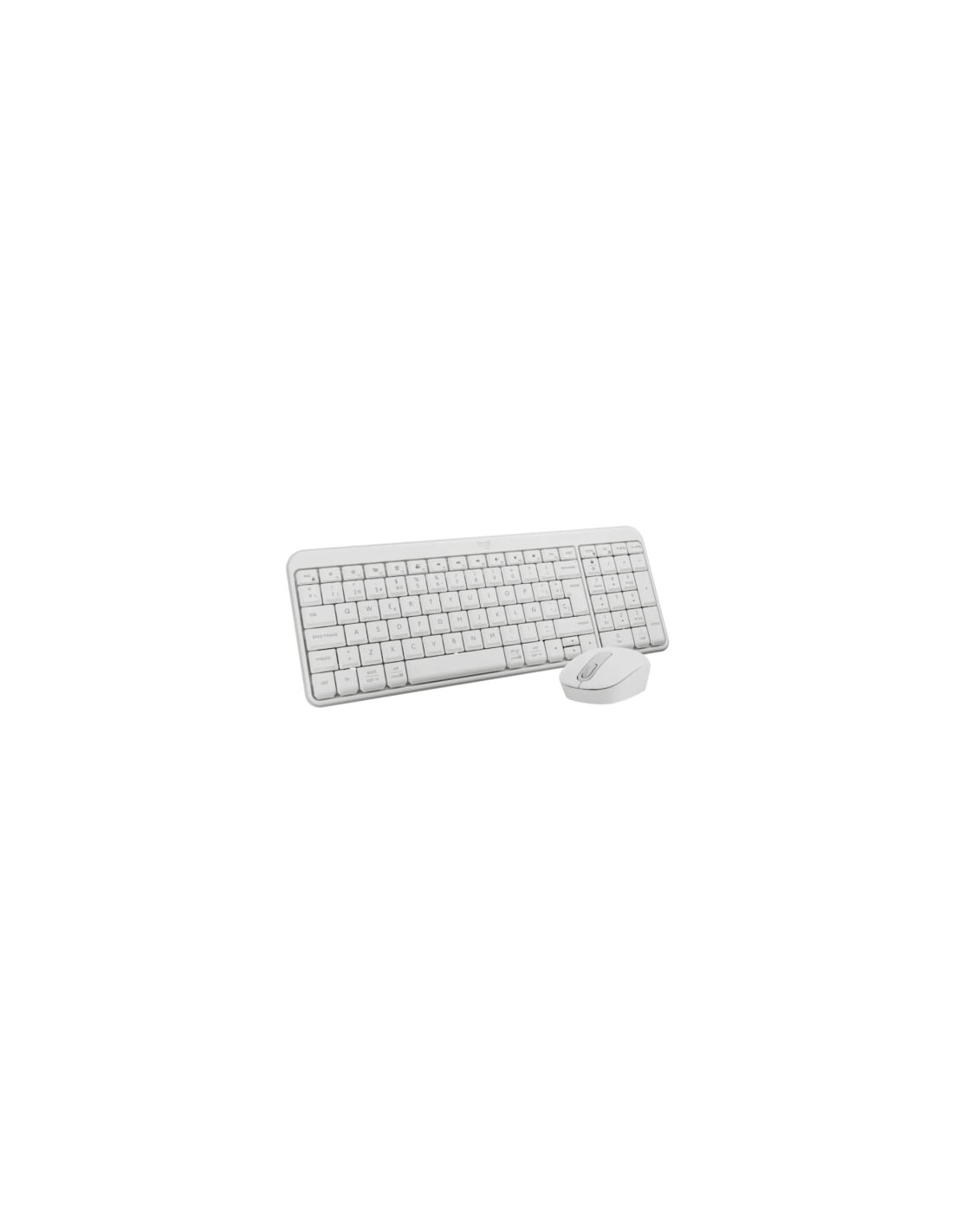 Teclado y Ratón Inalámbricos Logitech Wireless Combo MK250, Blanco