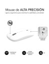 Teclado y Ratón Inalámbrico Subblim Combo Dual Prestige Extendido, Bla