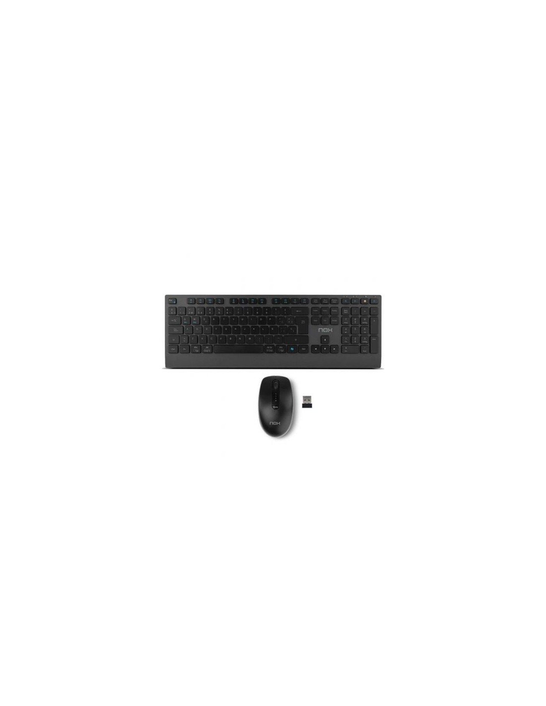 Teclado y Ratón Inalámbricos Nox Lite Duo | El Ocio Virtual
