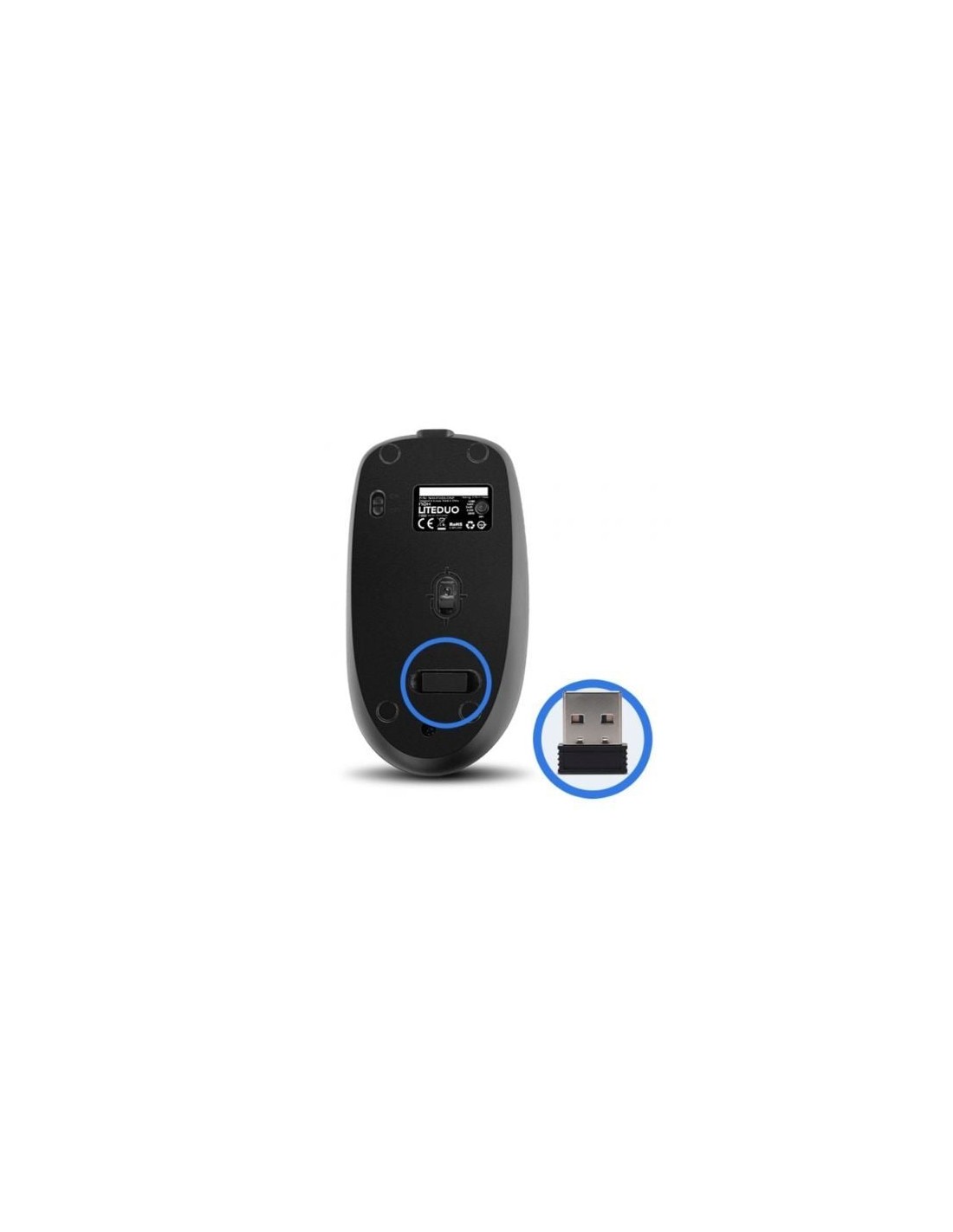 Teclado y Ratón Inalámbricos Nox Lite Duo | El Ocio Virtual