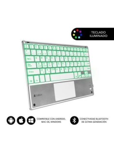 Teclado Compacto Inalámbrico Subblim SMBT50, Plata | El Ocio Virtual