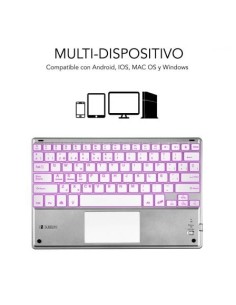 Teclado Compacto Inalámbrico Subblim SMBT50, Plata | El Ocio Virtual 2