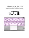 Teclado Compacto Inalámbrico Subblim SMBT50, Plata | El Ocio Virtual
