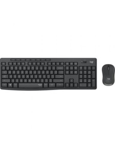 Teclado y Ratón Inalámbricos Logitech Silent Touch MK295, Grafito