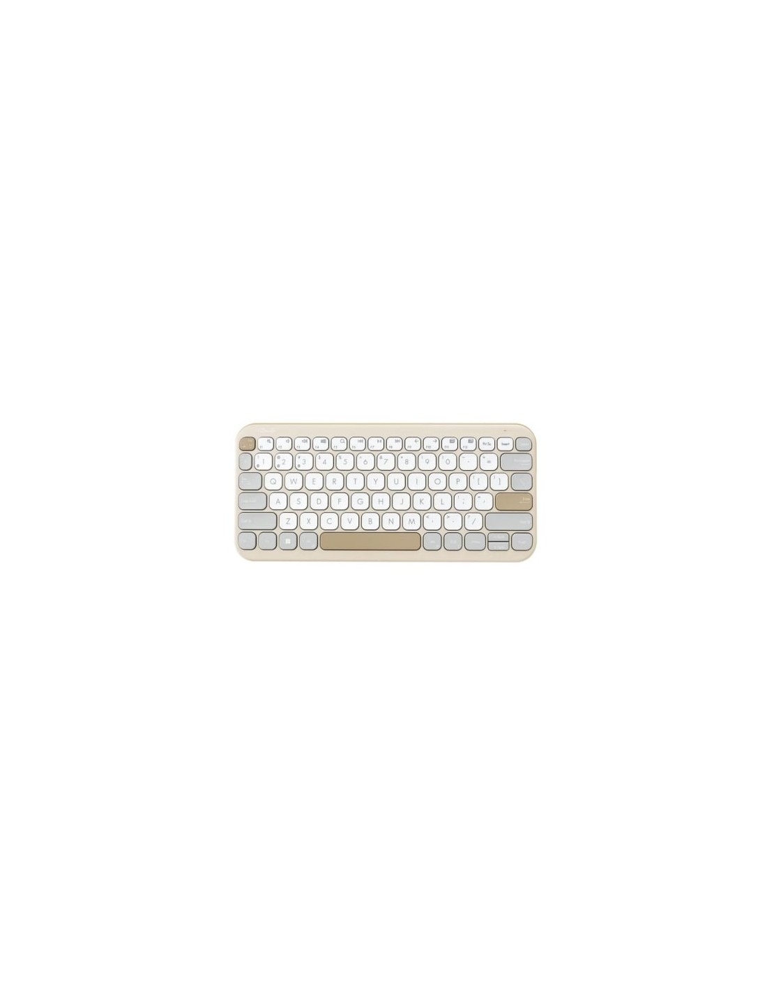 Teclado Inalámbrico Asus Marshmallow KW100, Beige | El Ocio Virtual