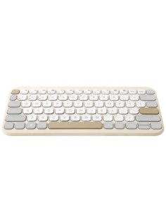 Teclado Inalámbrico Asus Marshmallow KW100, Beige | El Ocio Virtual 2