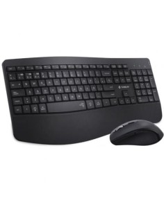 Teclado y Ratón Inalámbrico Subblim Combo Dual Office Prowave, Negro