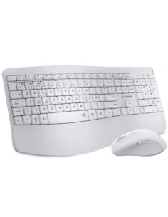 Teclado y Ratón Inalámbrico Subblim Combo Dual Office Prowave, Blanco