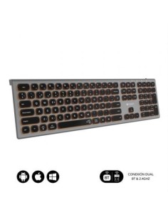 Teclado Inalámbrico Subblim Master, Gris y Negro | El Ocio Virtual