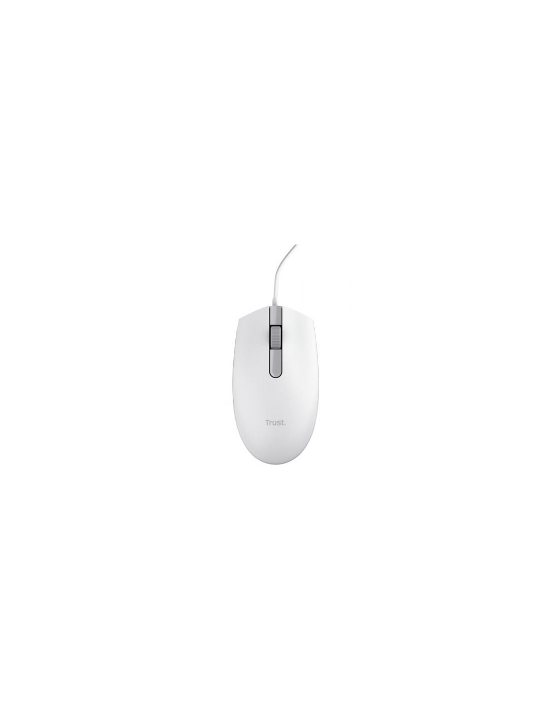 Ratón Trust TM-101, 1200 DPI, Blanco | El Ocio Virtual