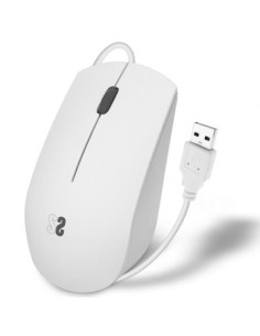 Ratón Subblim Business Silencioso, Hasta 1200 DPI, Blanco
