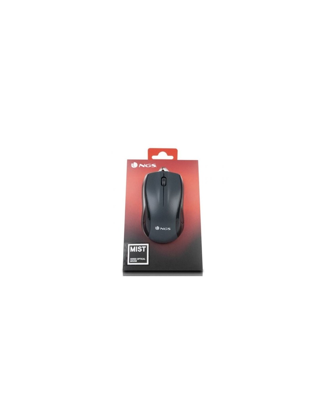Ratón NGS Black Mist, Hasta 1000 DPI | El Ocio Virtual