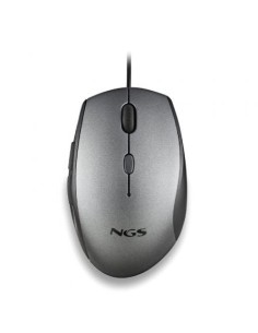 Ratón Ergonómico NGS Moth Gray, Hasta 1600 DPI, Gris | El Ocio Virtual 2