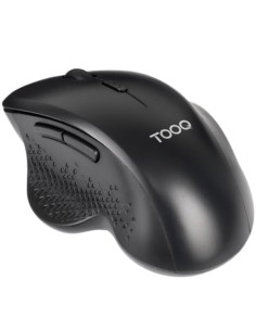 Ratón Ergonómico Inalámbrico TooQ TQMWG-1105-B, Hasta 1600 DPI