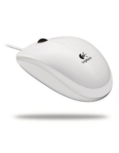 Ratón Logitech B100, Hasta 800 DPI, Blanco | El Ocio Virtual