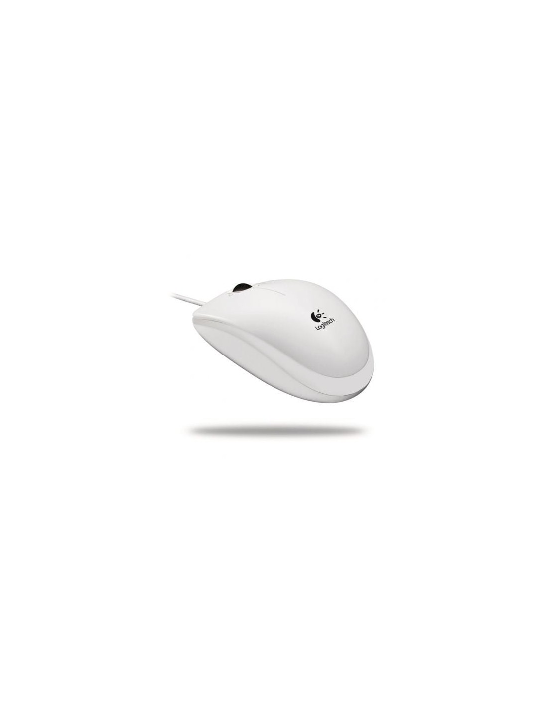 Ratón Logitech B100, Hasta 800 DPI, Blanco | El Ocio Virtual