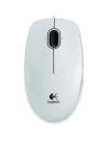 Ratón Logitech B100, Hasta 800 DPI, Blanco | El Ocio Virtual